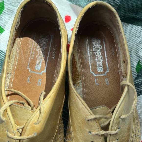 Vintage Hippopotamus Leather Shoes Made in Brazil Size 9 - Picture 4 of 7